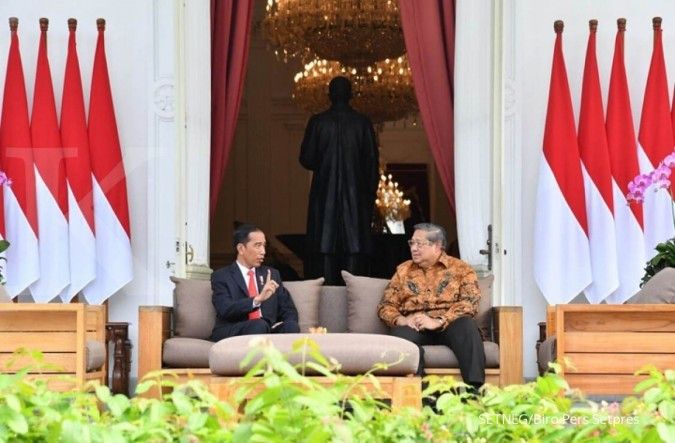 Presiden Jokowi dan SBY bertemu di Istana Merdeka, ini yang dibahas 