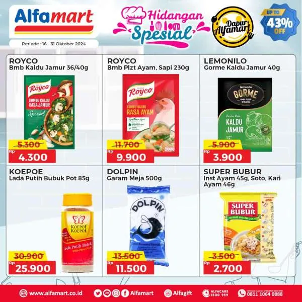 Promo Alfamart Periode 16-31 Oktober 2024