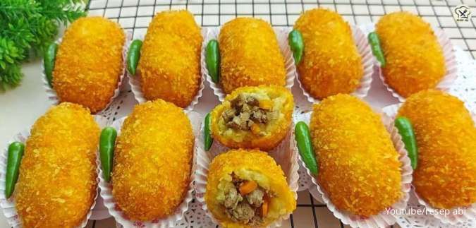 Resep Kroket Kentang Nikmat Ala Prancis, Berisi Daging, Sosis, dan Keju