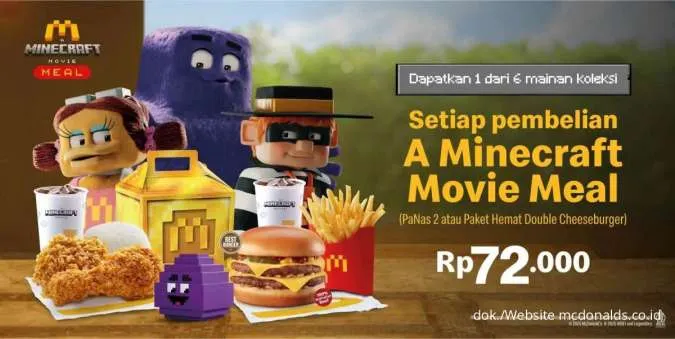 Promo McD A Minecraft Movie Meal