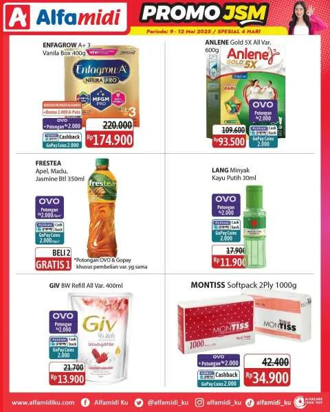 Promo JSM Alfamidi Hanya 4 Hari Periode 9-12 Mei 2025