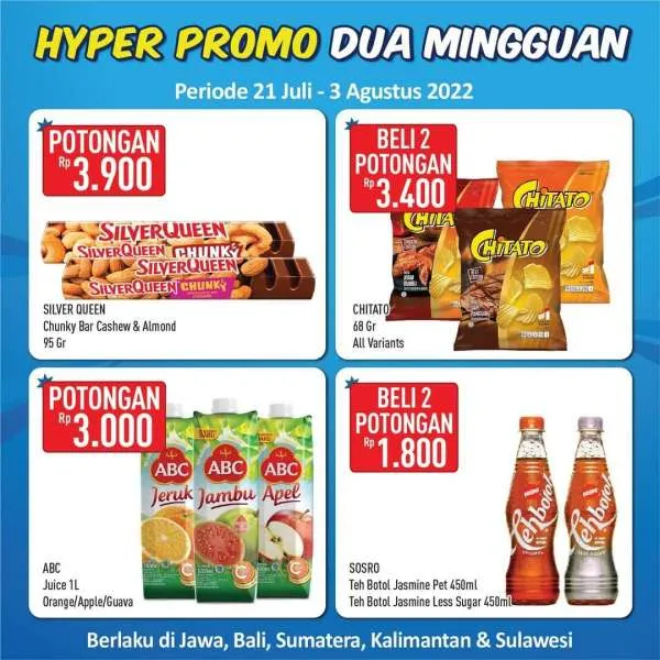 Promo Hypermart Dua Mingguan Periode 21 Juli-3 Agustus 2022
