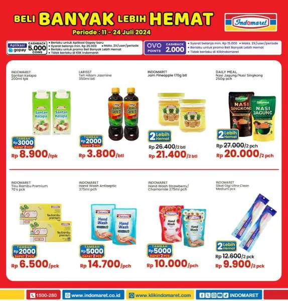 Promo Indomaret Super Hemat Periode 11-24 Juli 2024