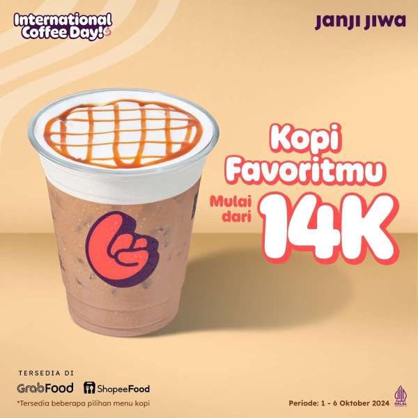 Promo Hari Kopi Sedunia di Janji Jiwa Oktober 2024