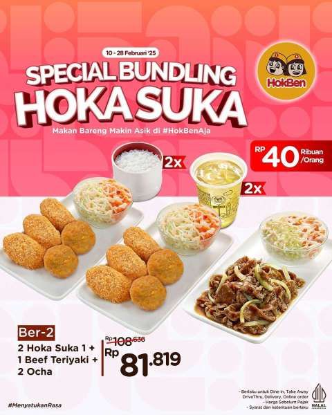 Promo HokBen Bundling 10-28 Februari 2025