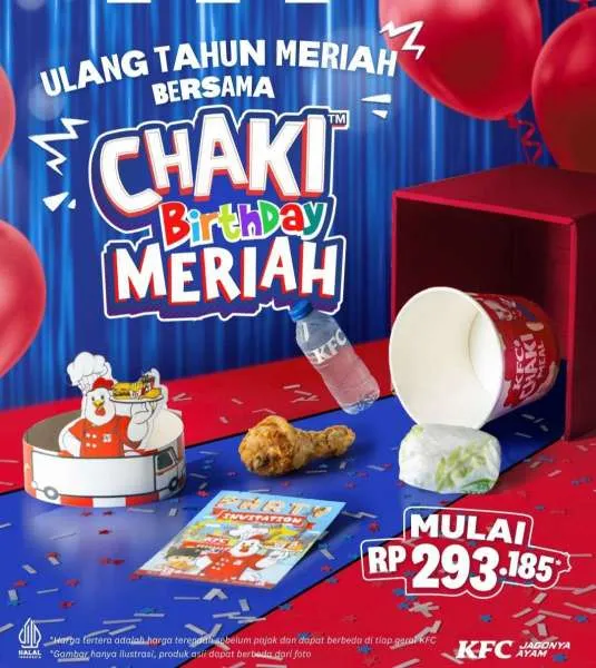 KFC promo Chaki Birthday Januari 2024