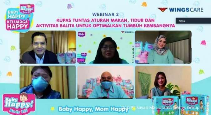 Popok Baby Happy Edukasi Pola Makan, Tidur dan Aktivitas Balita untuk Optimasi Tumbuh Kembang Anak
