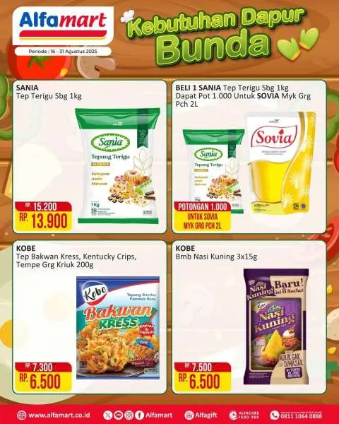 Promo Alfamart Kebutuhan Dapur Periode 16-31 Agustus 2025