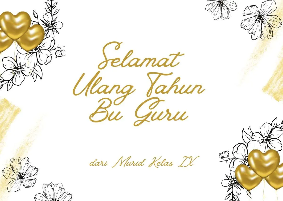 Ini 25 Ucapan Selamat Ulang Tahun untuk Guru Tercinta dari Muridnya