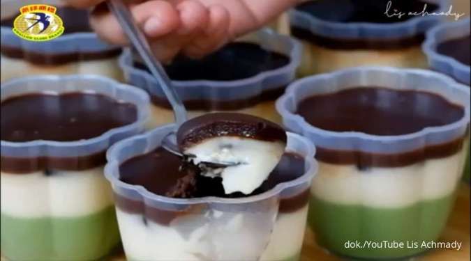 Meleleh di Mulut! Resep Puding Matcha Cokelat Paling Lembut dan Bikin Nagih
