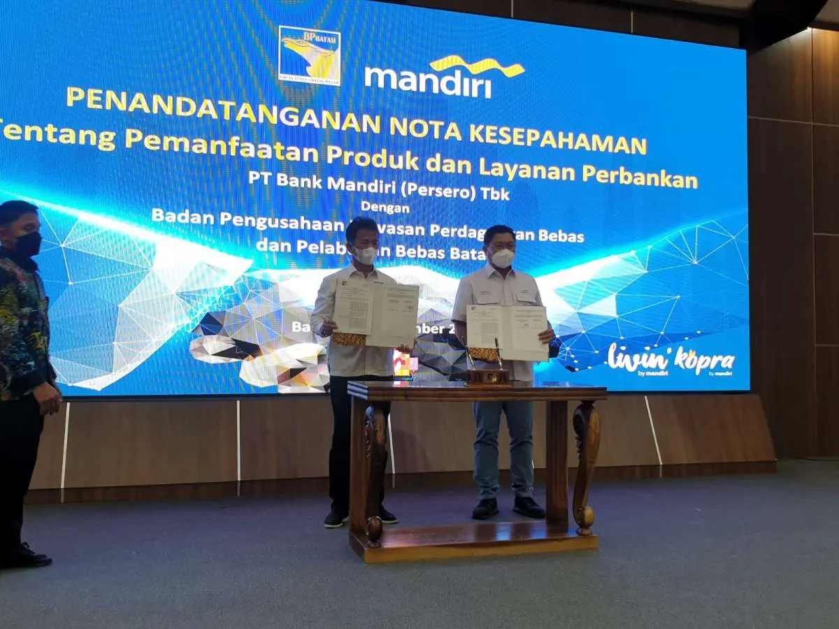 Bank Mandiri Dukung Digitalisasi Transaksi Keuangan BP Batam dan Implementasi BLE