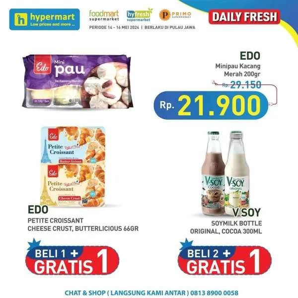 Promo Hypermart Hyper Diskon Weekday Periode 14-16 Mei 2024