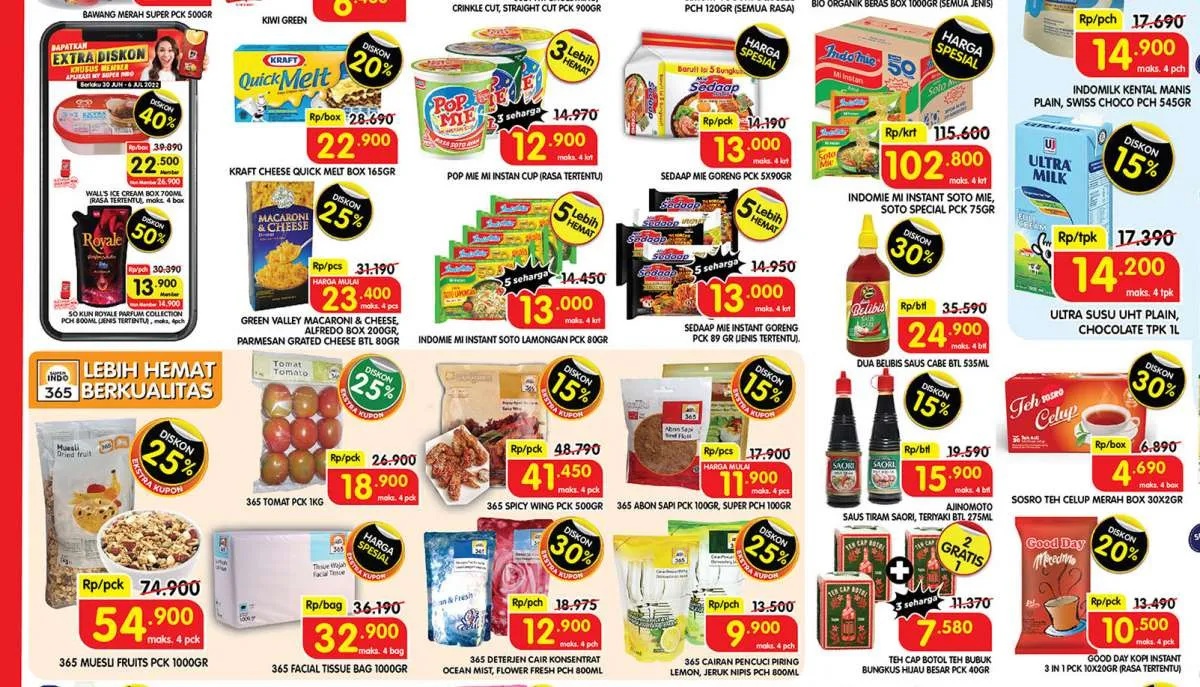 Promo Superindo 1-3 Juli 2022, Diskon s/d 50% untuk Belanja Hemat di Awal Bulan