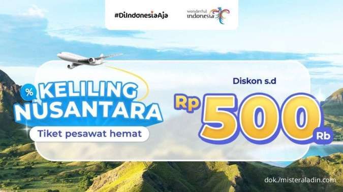 Promo Mister Aladin Maret 2023, Nikmati Diskon Tiket Pesawat Hingga Rp 500.000