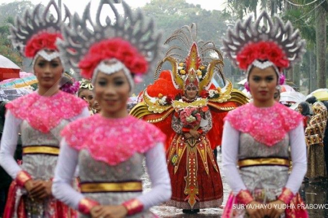 200 peserta meriahkan Malang Flower Carnival  