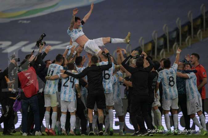 Hasil Final Copa America 2021: Libas Brasil 1-0, Argentina raih gelar ke-15
