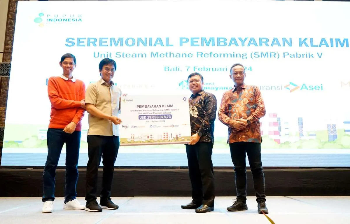 TUGU Selesaikan Pembayaran Klaim USD 19 Juta Untuk Overfiring Pabrik Pupuk Kaltim