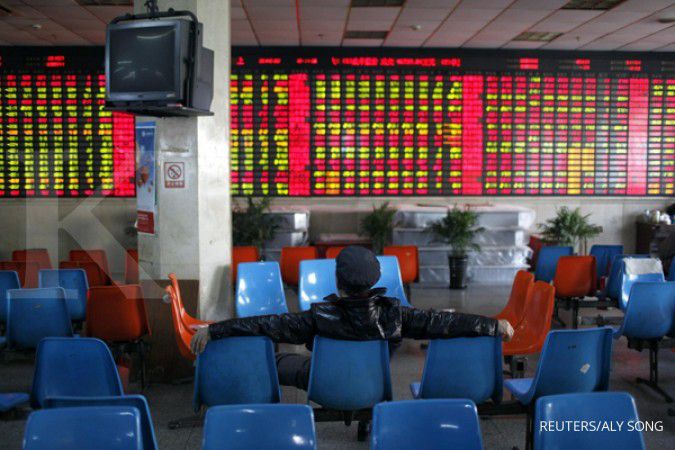 Bursa China ditutup merosot dari rekor 7 tahun