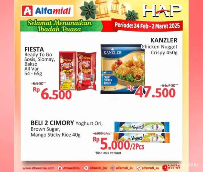 Promo Alfamidi Hemat Satu Pekan Periode 24 Februari-2 Maret 2025