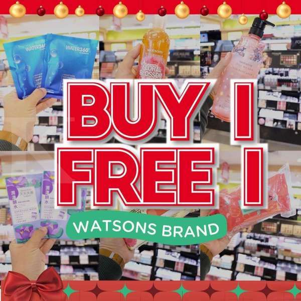 Promo Watsons Christmas Shocking Sale, Aneka Beauty Product Watsons Beli 1 Gratis 1