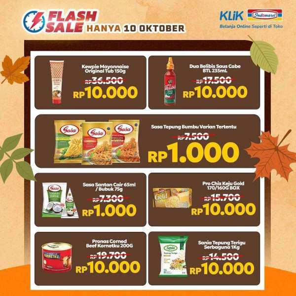 Promo 10.10 di Klik Indomaret 10 Oktober 2024