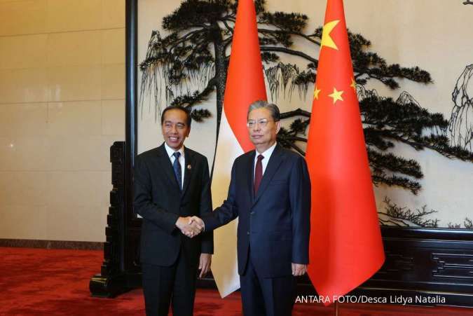 Jokowi Lakukan Pertemuan Bilateral dengan Ketua Kongres Rakyat Nasional RRT