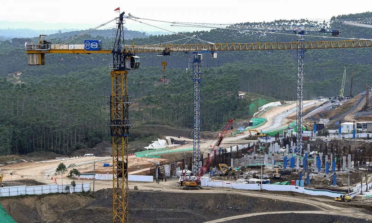Proyek PTPP di IKN Dapat Kunjungan dari Lo Kheng Hong