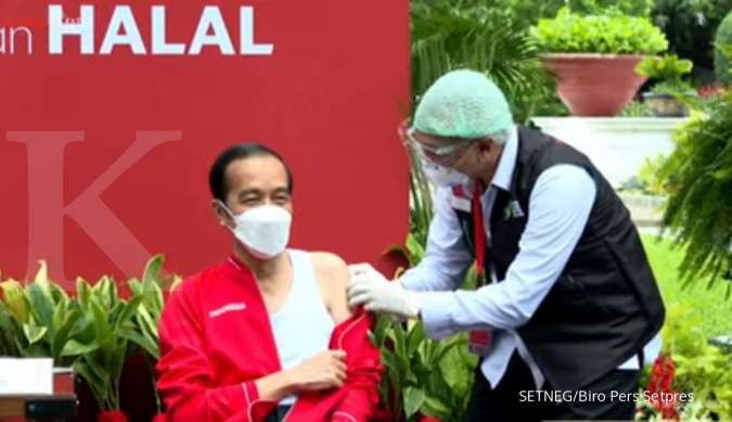 Baru 250.000 tenaga kesehatan yang divaksin Covid-19, ini kata Jokowi