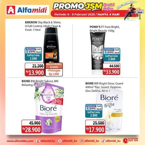 Promo JSM Alfamidi Hanya 4 Hari Periode 6-9 Februari 2025