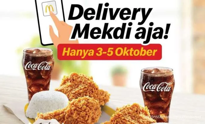 Promo McD Delivery 3-5 Oktober 2025, Paket 2 PaNas 2 + 2 McFlurry Cuma Rp 70.000-an
