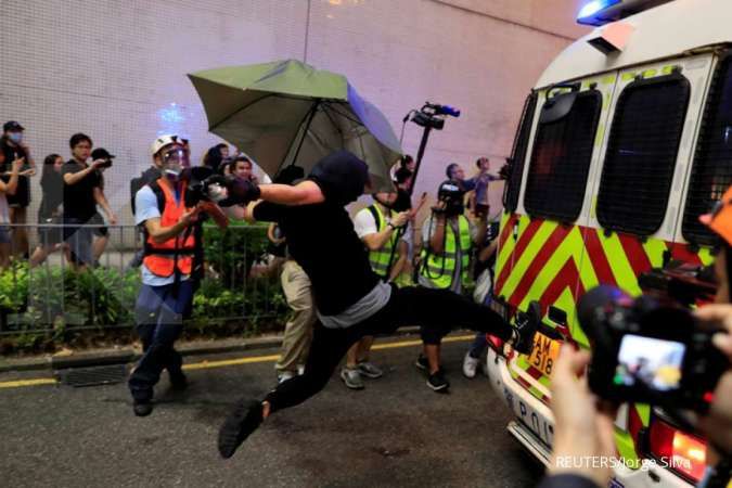 Meski kekerasan meningkat, Hong Kong tidak bakal memberikan konsesi kepada pendemo