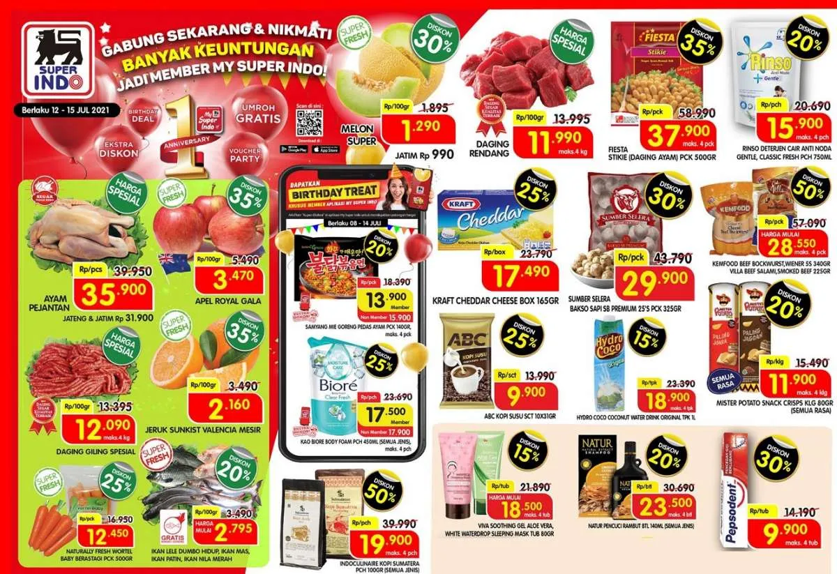 Promo Superindo weekdays 12-15 Juli 2021, diskon hari kerja!
