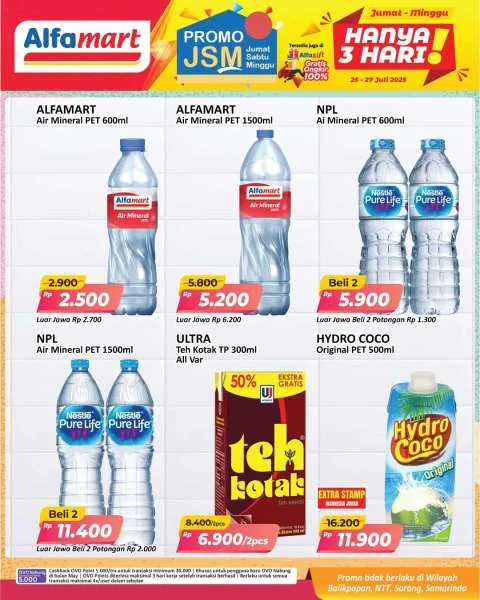 Promo JSM Alfamart Periode 25-27 Juli 2025