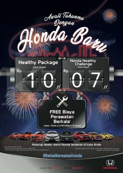 Awal Tahun 2021, Honda Ajak Konsumen Berolahraga Sambil Tawarkan Program Penjualan Sehat Bersama Honda