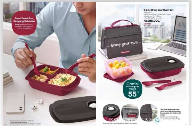 Katalog Promo Tupperware Januari 2024, Cek Produk Diskon Khusus Lunch Box