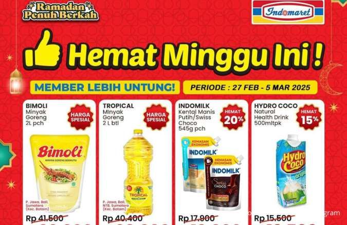 Promo Minyak Goreng di Superindo Sampai Indomaret Weekday Awal Ramadan 2025