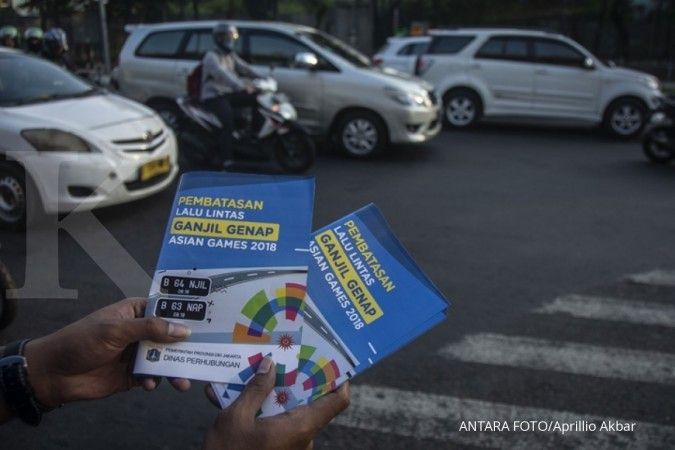 Jakarta to extend odd-even traffic policy until December
