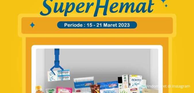 Promo Indomaret Super Hemat Terbaru 16 Maret 2023, Belanja Lebih Mudah dan Murah