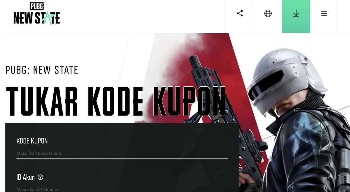 Begini Cara Menggunakan Kode Kupon PUBG New State, Klaim Lewat Web Redeem Resmi