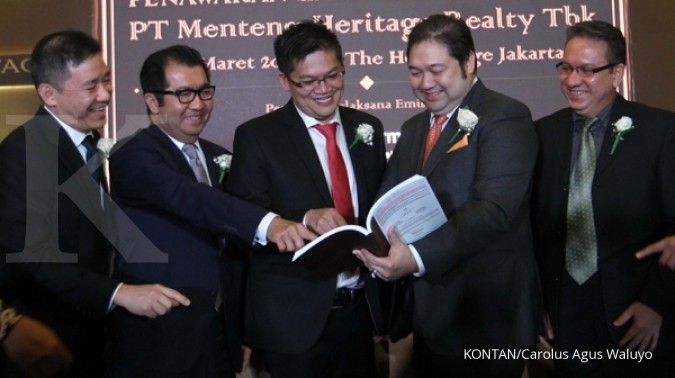 IPO Menteng Heritage Incar Perolehan Dana Segar Rp 124 Miliar