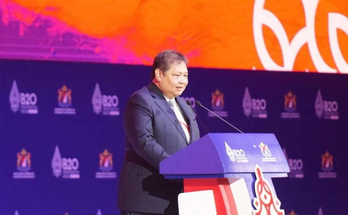 Business20 Summit: Menko Airlangga, Kerja Sama Sektor Publik & Swasta Kunci Ekonomi