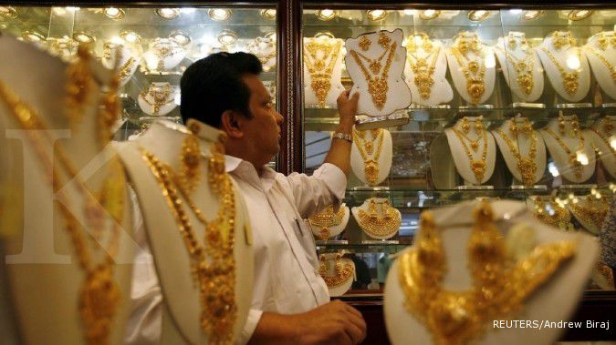 Permintaan emas di India mencerahkan harga emas