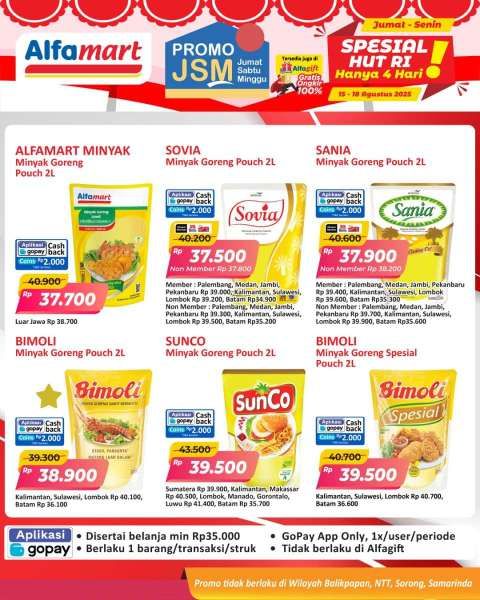Promo JSM Alfamart 15-18 Agustus 2025