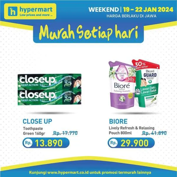 Promo JSM Hypermart Hyper Diskon Weekend Periode 19-22 Januari 2024