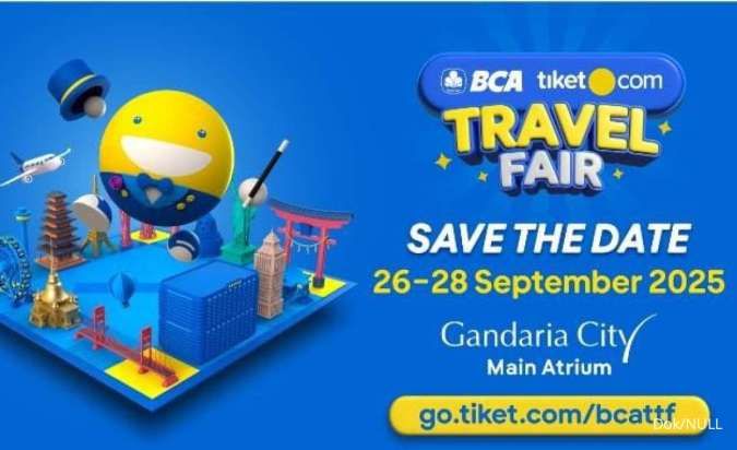 BCA tiket.com Travel Fair 2025 Hadir Jelang Liburan Akhir Tahun, Catat Tanggalnya!