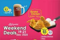Aroma Chicken Time! Promo A&W Weekend Deals Paket Hemat Mulai Rp 65K Cuma 3 Hari