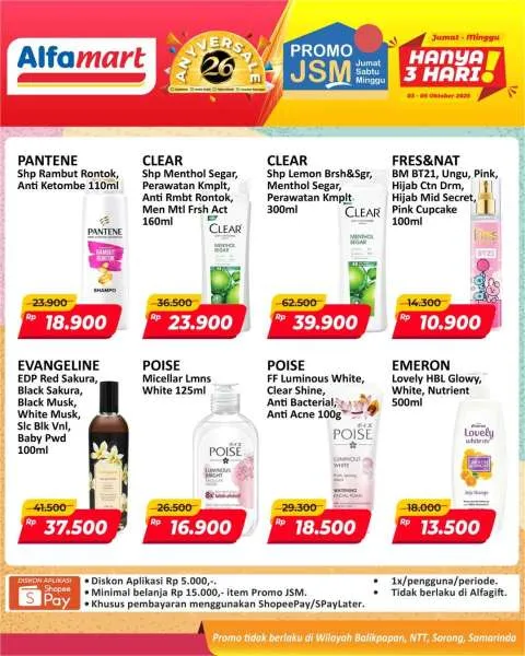 Promo JSM Alfamart Periode 3-5 Oktober 2025