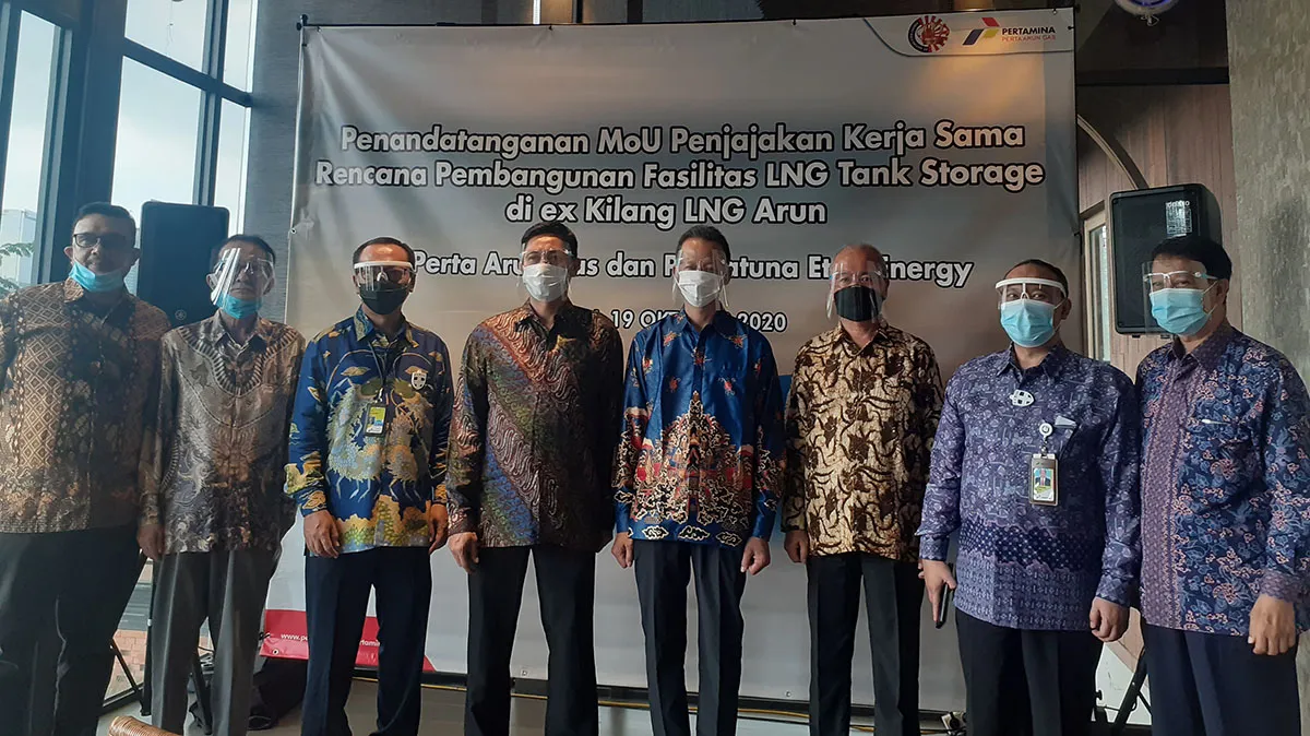Perta Arun Gas dan Natuna Eton Energy bangun LNG tank storage senilai US$ 300 juta