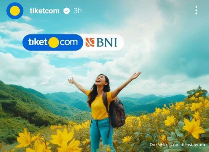 Promo Tiket.com dengan BNI Setiap Senin dan Selasa, Ada Diskon Sampai Rp 300.000