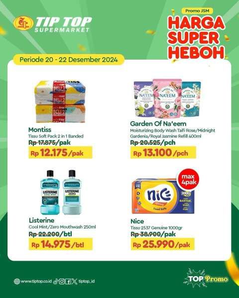 Promo JSM Tip Top 20-22 Desember 2024